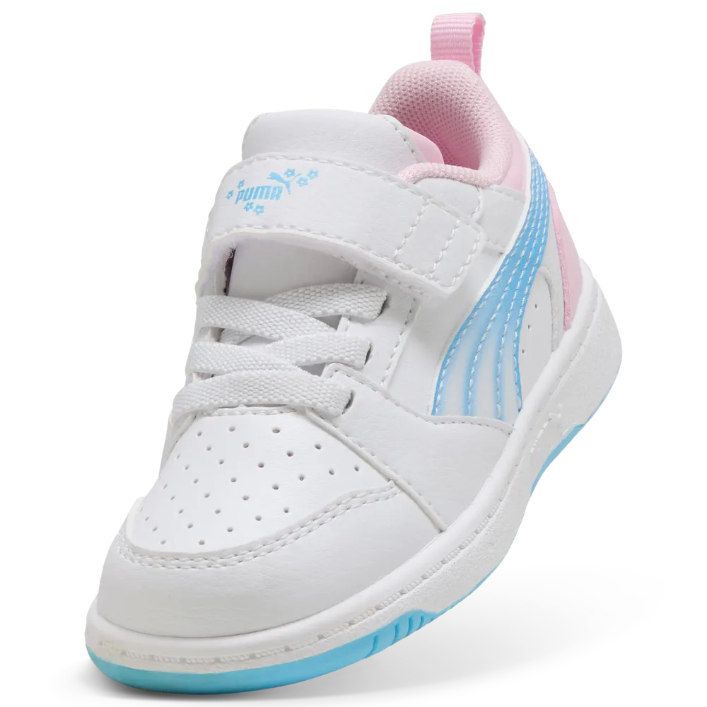 Rebound V6 Lo Jelly Heaven AC+ Inf - Bianco / Vibrant Blue / Pink Shimmer