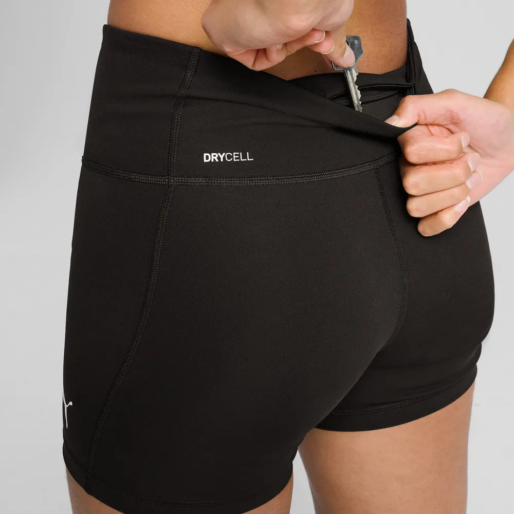 W TAD Essential HW 5" Short Tight - Nero