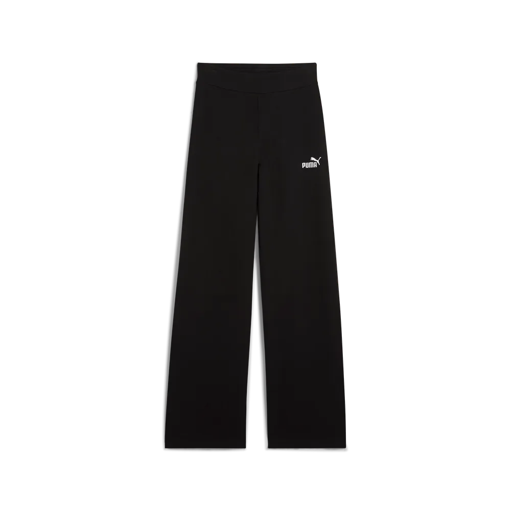 ESS Small No. 1 Logo High-waist Straight Leggings - Nero