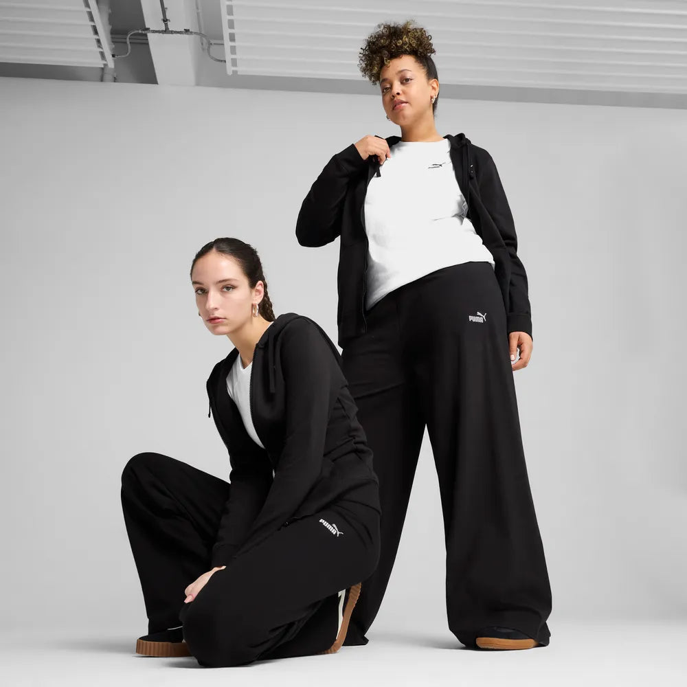 ESS Small No. 1 Logo High-waist Straight Leggings - Nero