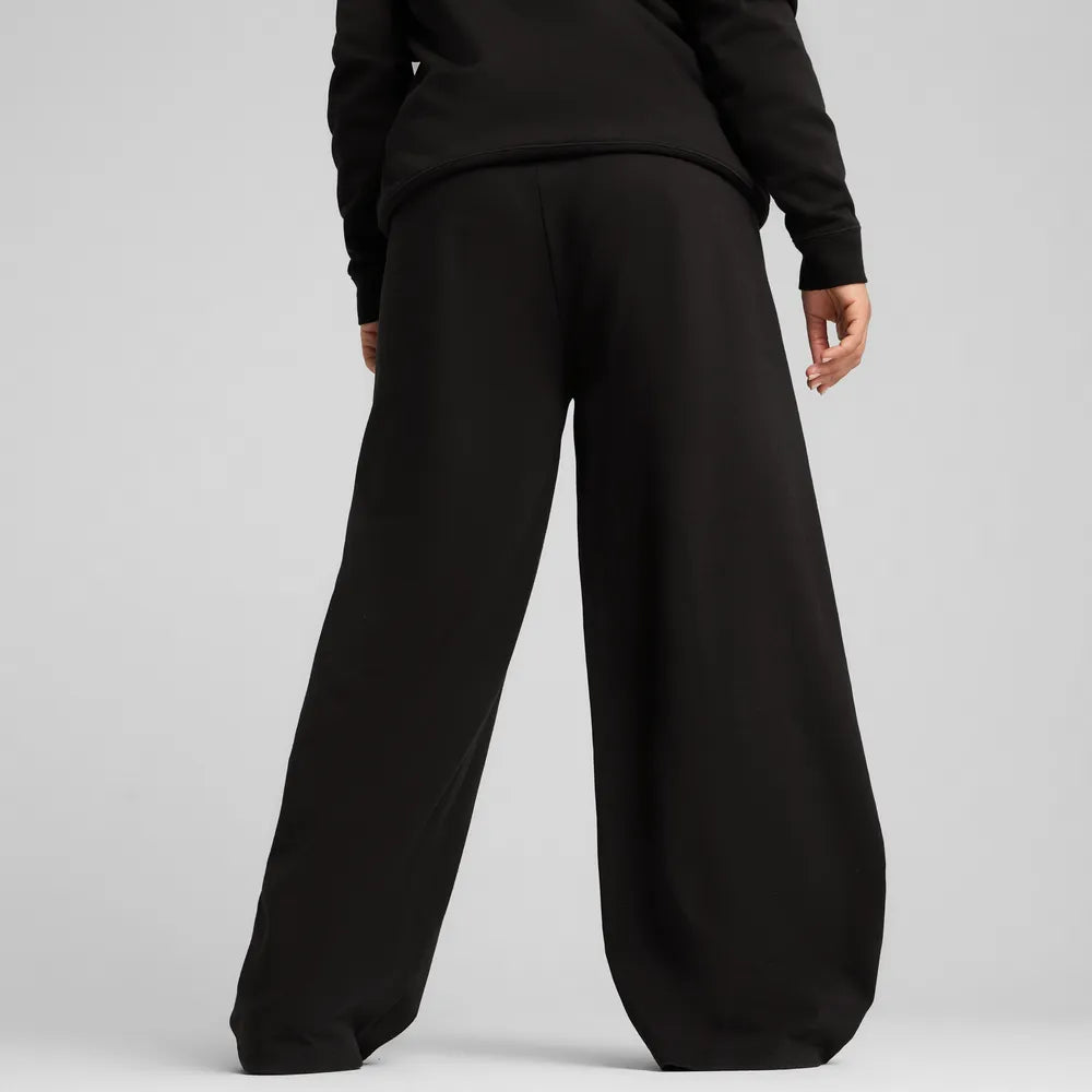 ESS Small No. 1 Logo High-waist Straight Leggings - Nero