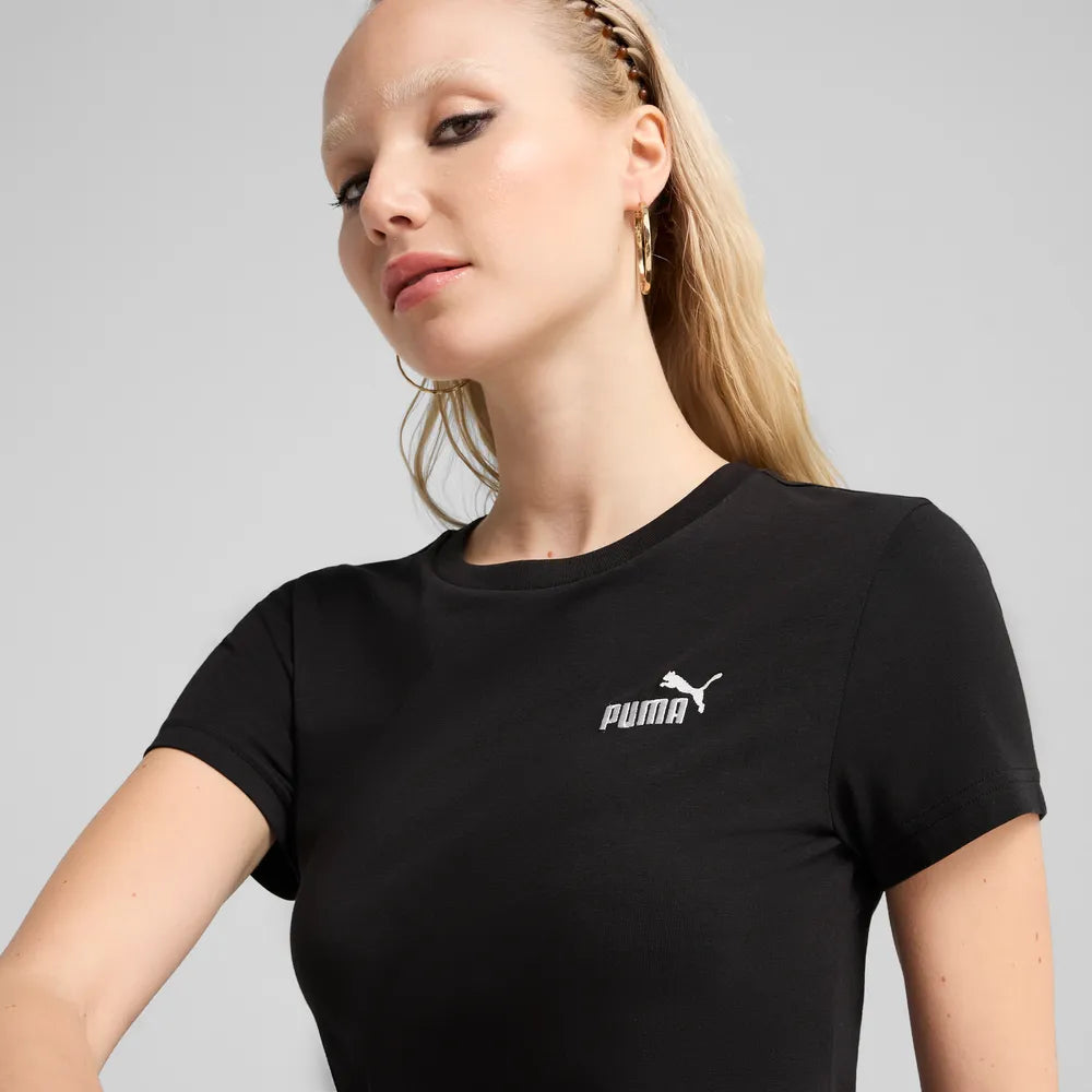 ESS Small No. 1 Logo Slim Dress - Nero