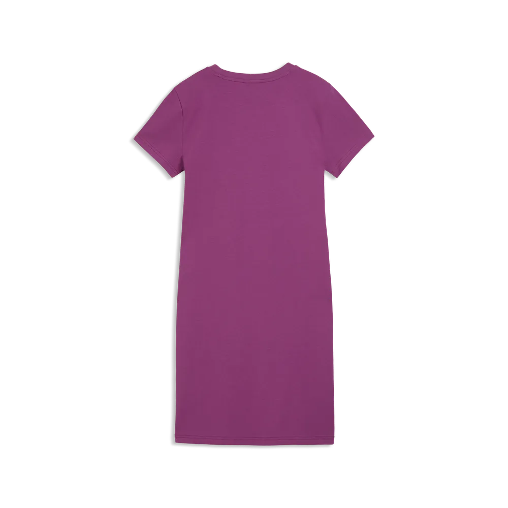 ESS Small No. 1 Logo Slim Dress - Plum Wine