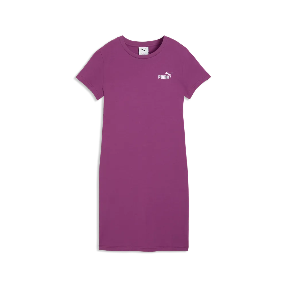 ESS Small No. 1 Logo Slim Dress - Plum Wine