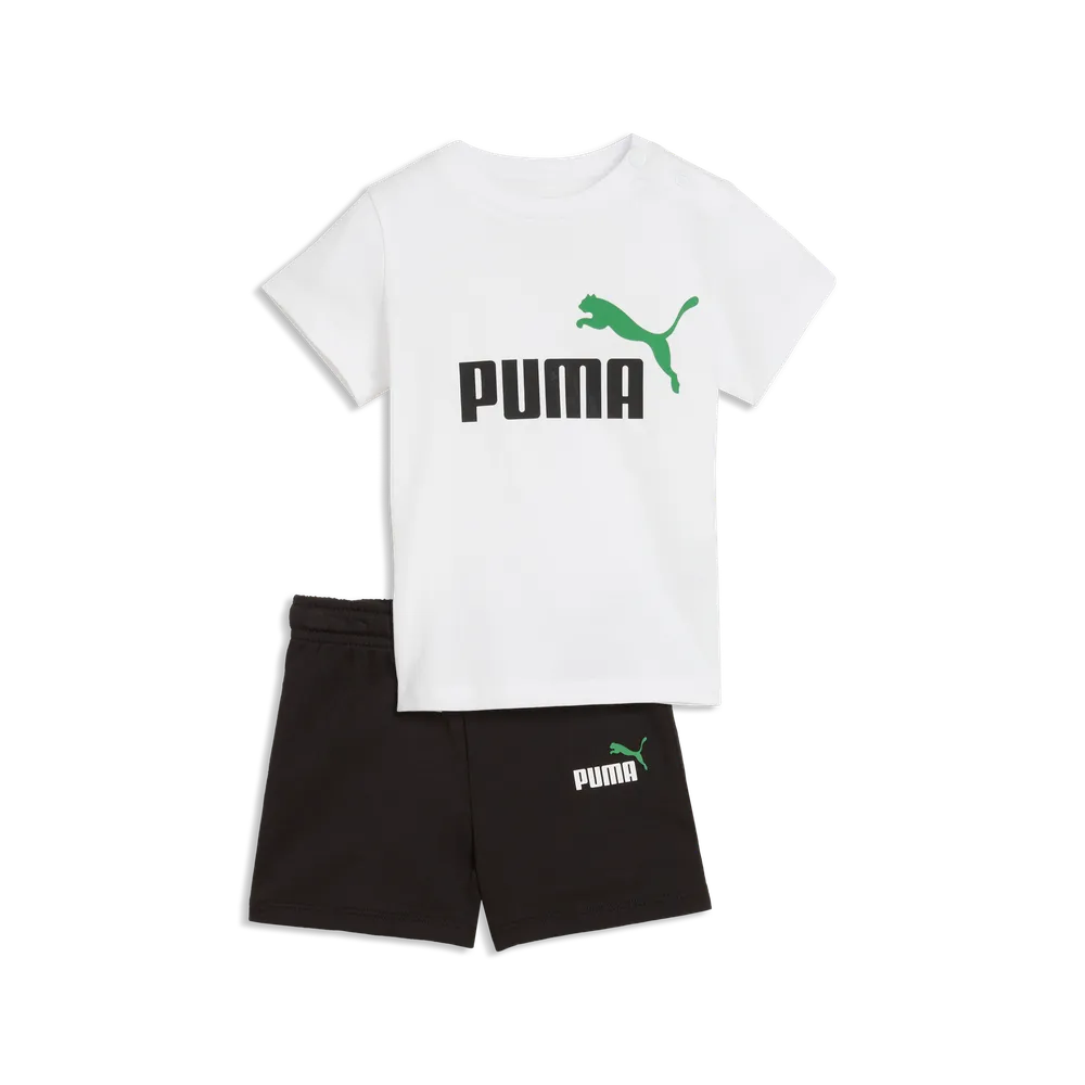 Minicats ESS Tee And Shorts Set INF - Nero / Archive Green