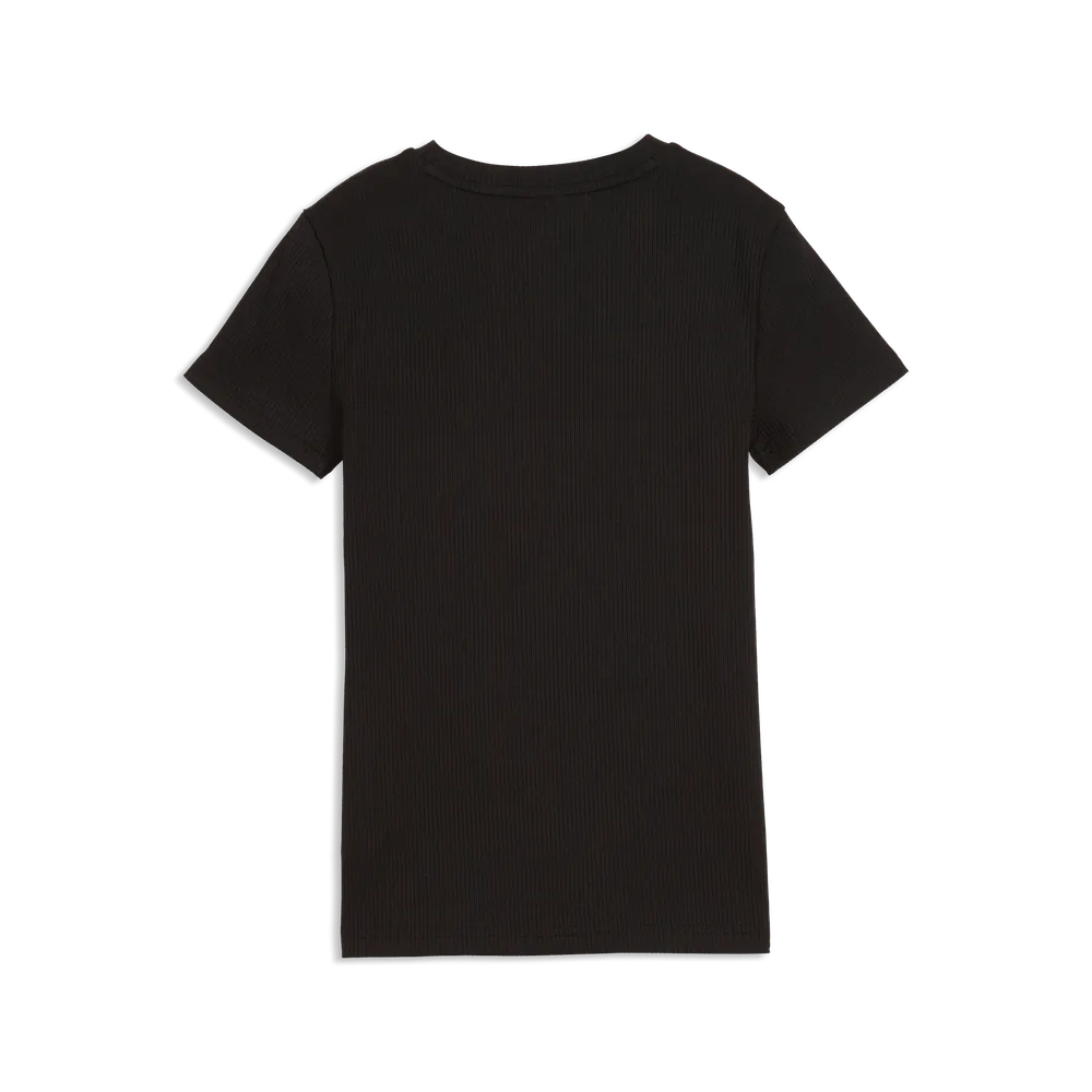 ESS Elevated Rib Slim Tee G - Nero