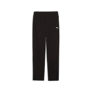 ESS Elevated High Waist Straight Leg Rib Pants G - Nero