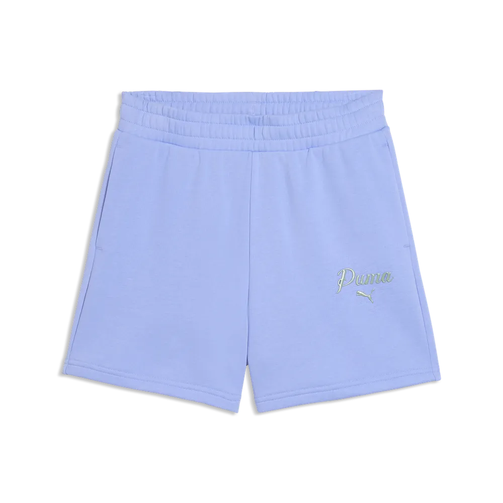 ESS Script High-waist Shorts 5" - Intense Lavender