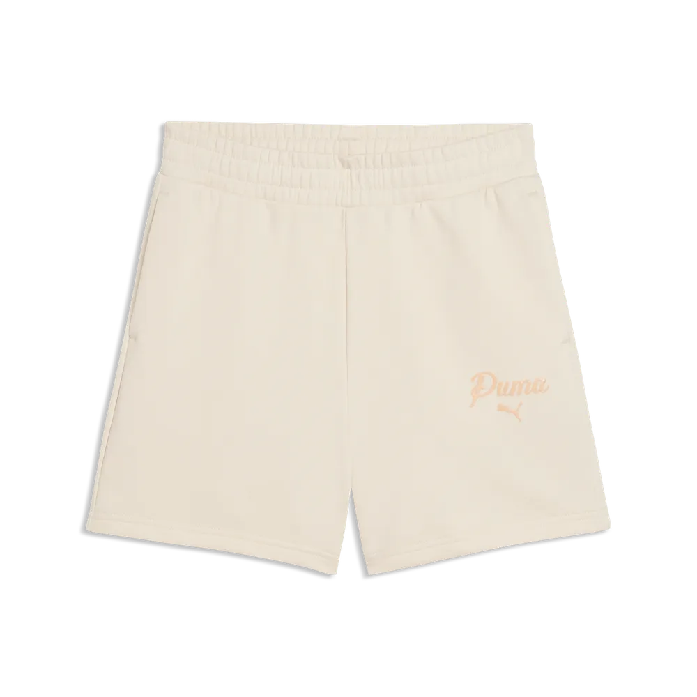 ESS Script High-waist Shorts 5" - Alpine Snow