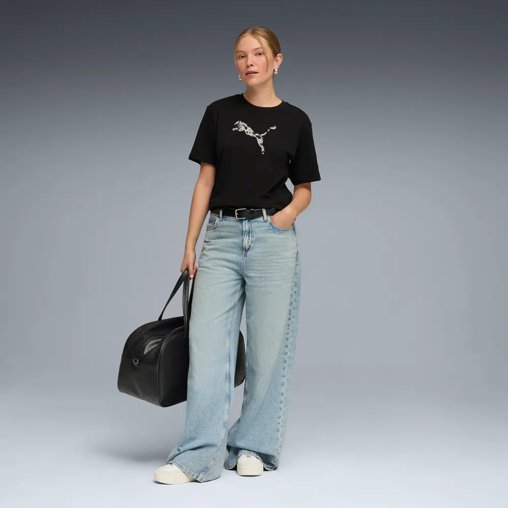 ESS Graphic Animal Relaxed Tee - Nero