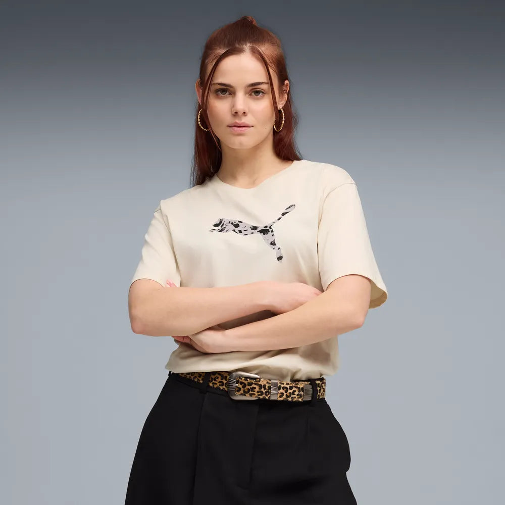 ESS Graphic Animal Relaxed Tee - Alpine Snow