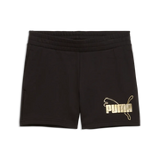 ESS Logo LAB Metallic Mid-waist Shorts 5â€ TR - Nero