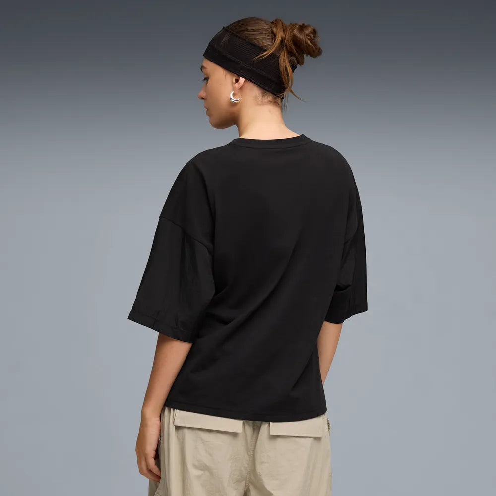 HER Oversized Tee - Nero