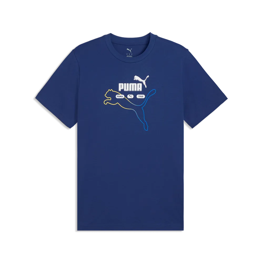 ESS Logo LAB Summer Tee - Blue Jewel