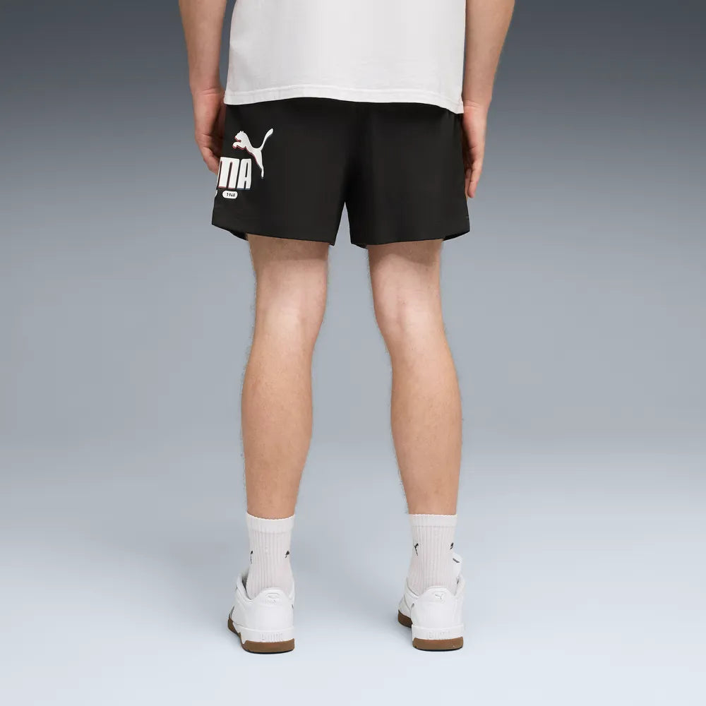 ESS Logo LAB Puma Woven Shorts 5 Â€œ - Nero