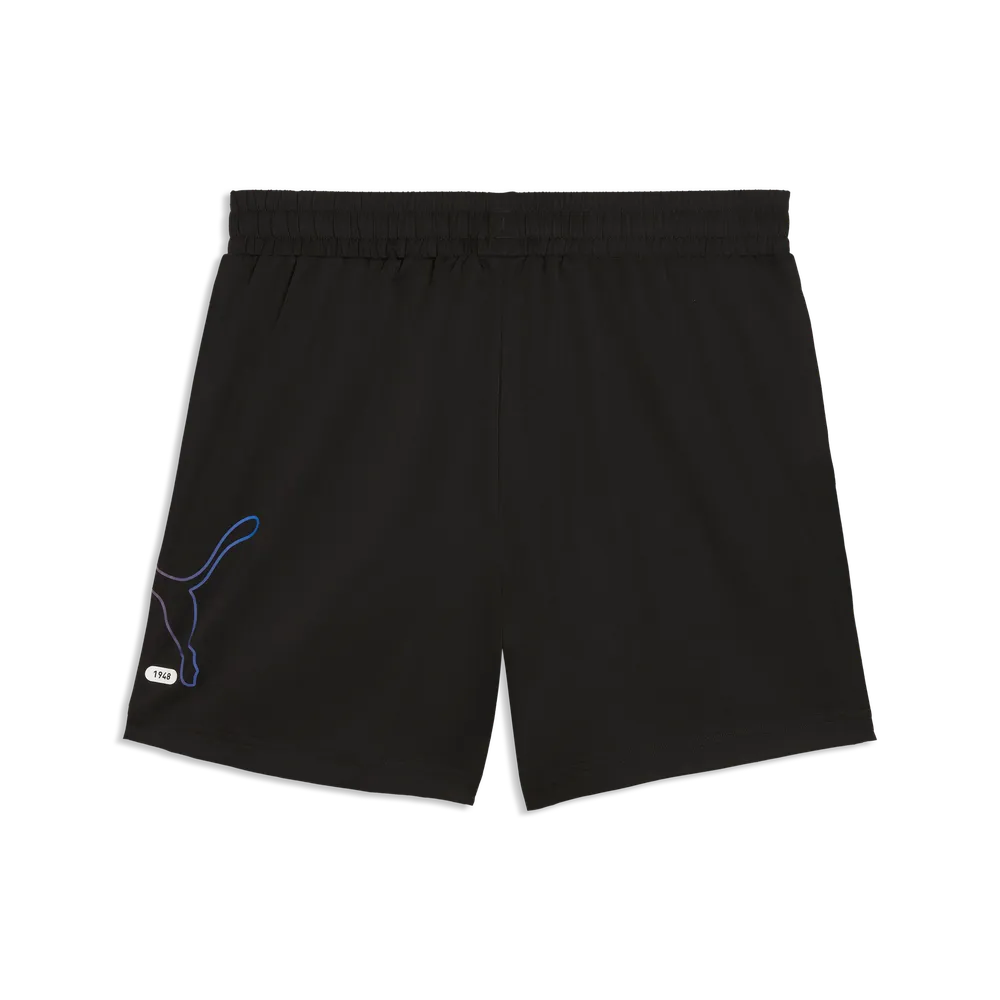 ESS Logo LAB Puma Logo Woven Shorts 5 Â€œ - Nero