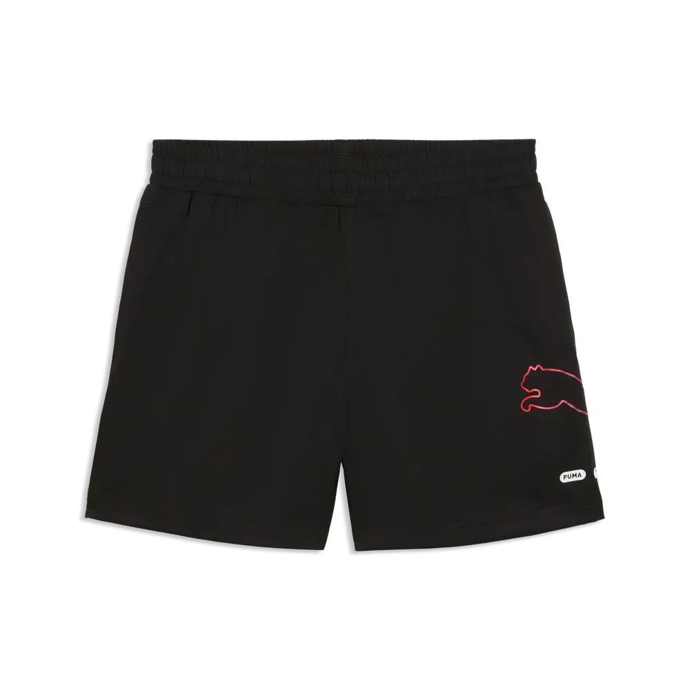 ESS Logo LAB Puma Logo Woven Shorts 5 Â€œ - Nero