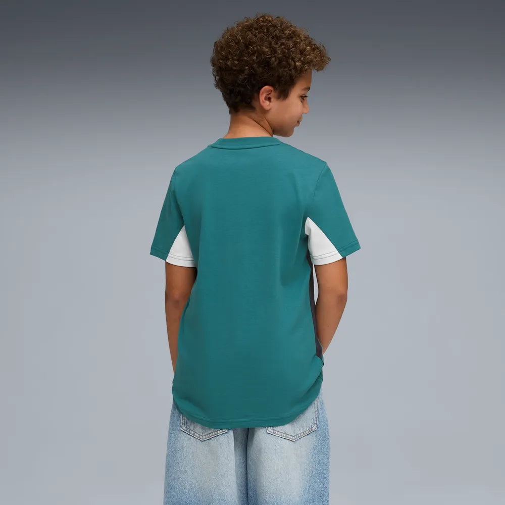 ESS Block Tee B - Emerald Ice