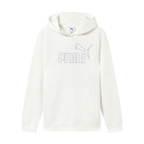 ESS Rhinestone Hoodie TR G - Bianco