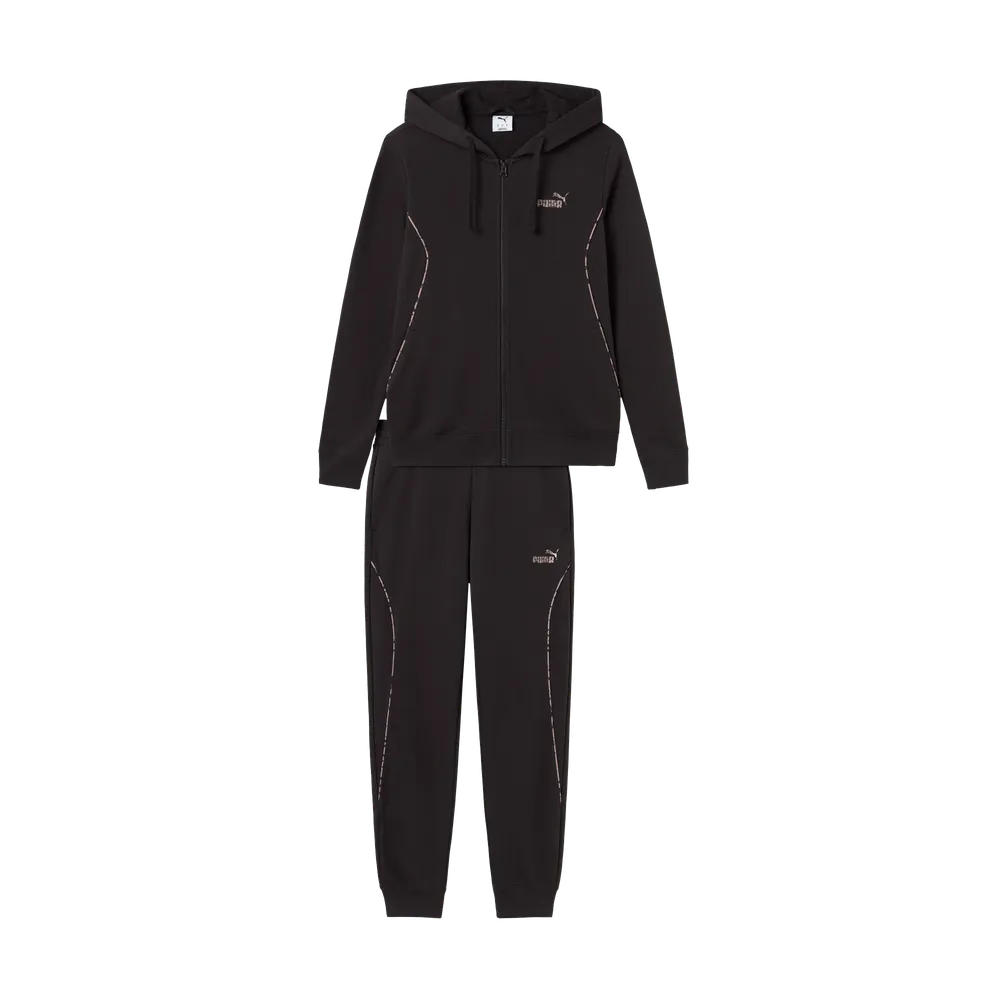 Hooded Graphic Tracksuit Cl TR - Nero