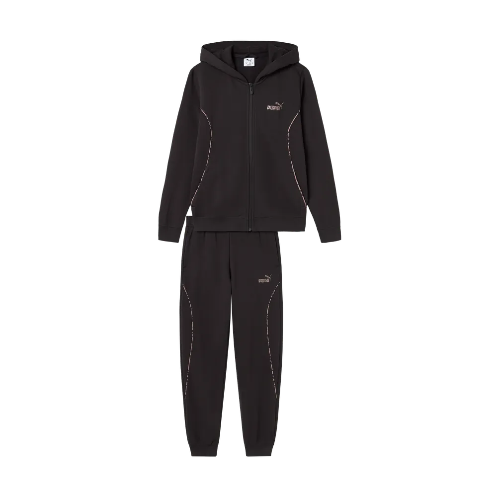 Hooded Graphic Tracksuit Cl TR G - Nero