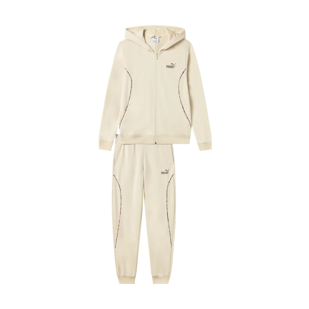 Hooded Graphic Tracksuit Cl TR G - Alpine Snow
