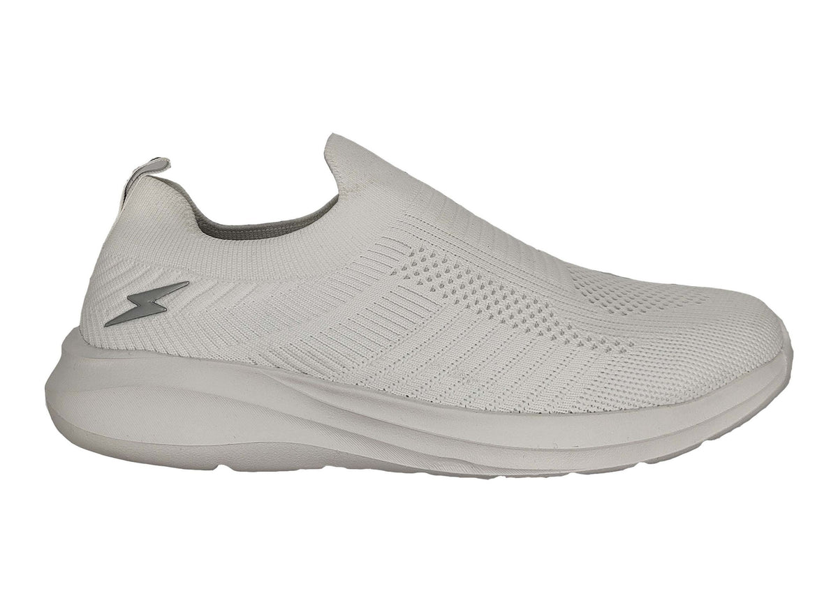 Zeus Scarpe Slip-On in Maglia - Bianco