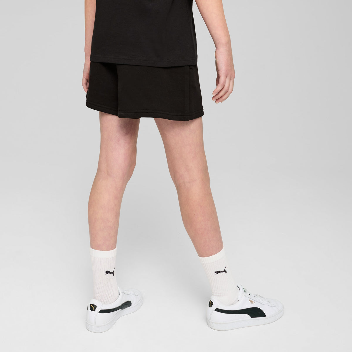 Shorts con logo piccolo ESS N. 1 per ragazzi - Nero