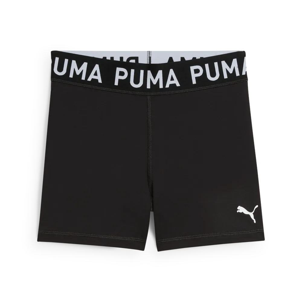 Leggings corti PUMA STRONG da 3" da donna - Nero