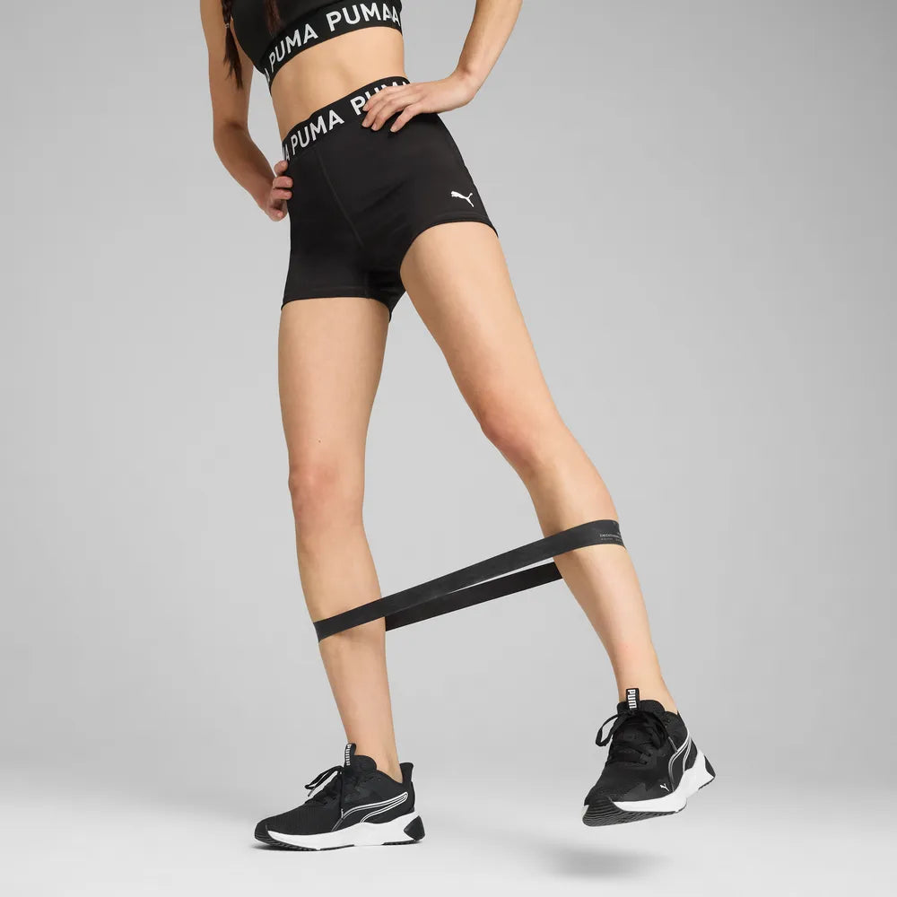Leggings corti PUMA STRONG da 3" da donna - Nero