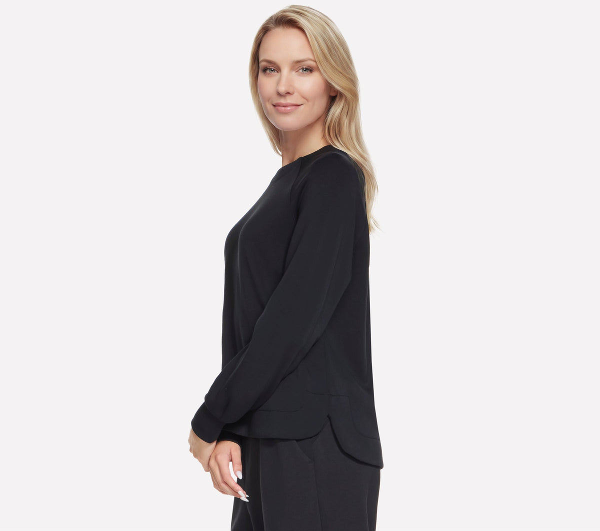 Skechers Cozy Luxe Crewneck Nero