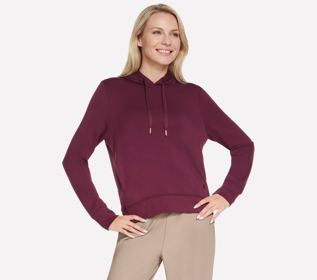 Skechers Cozy Luxe Hoodie Bianco