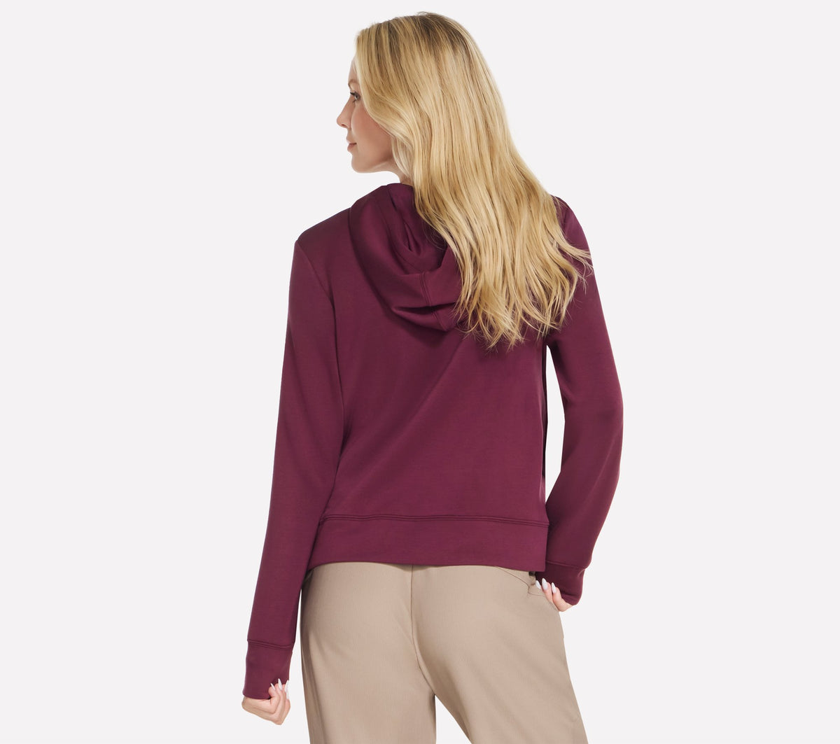 Skechers Cozy Luxe Hoodie Bianco