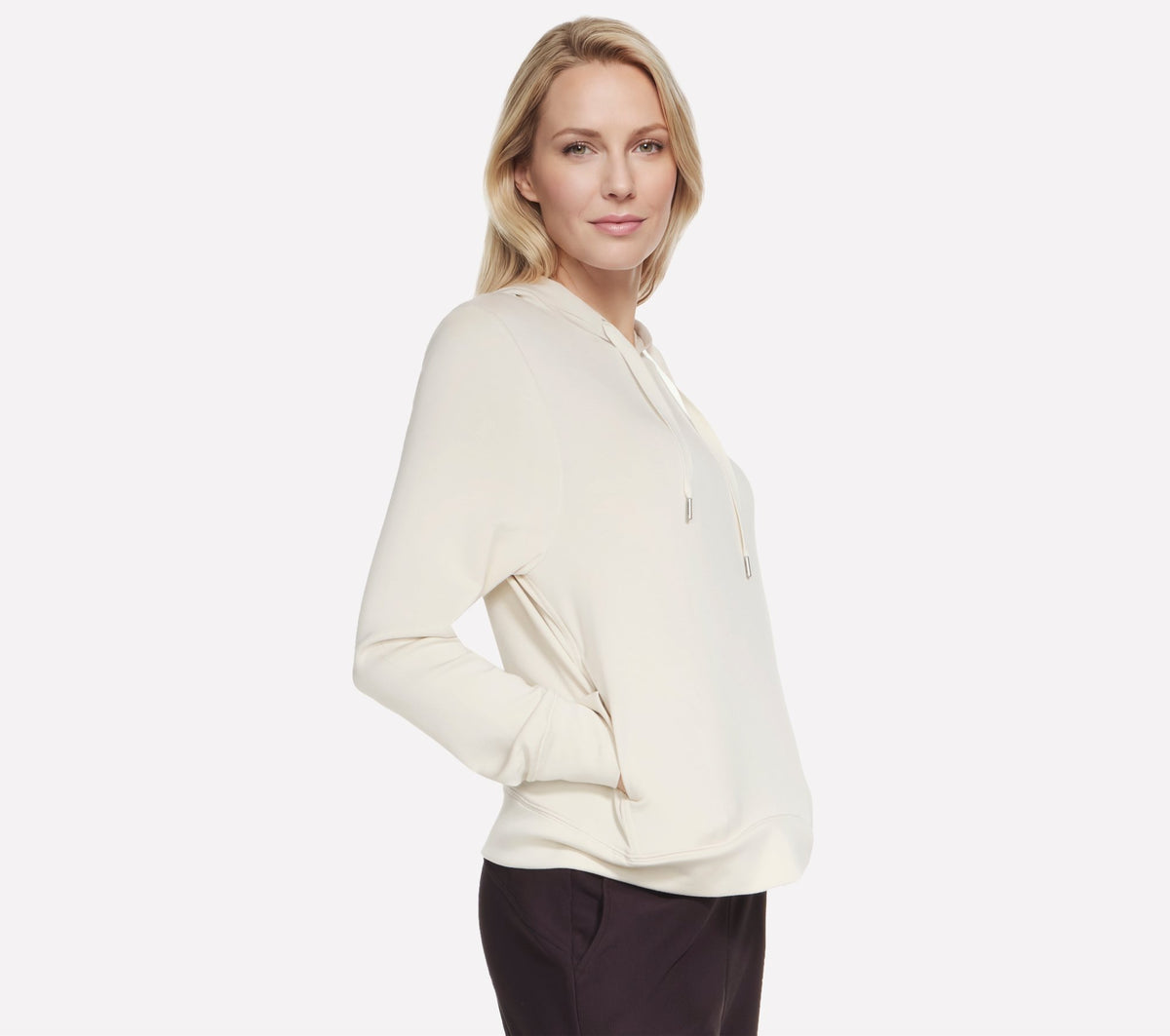 Skechers Cozy Luxe Hoodie Bianco