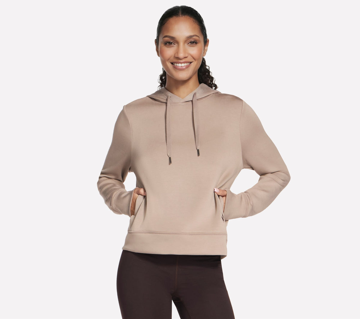 Skechers Cozy Luxe Hoodie Marrone