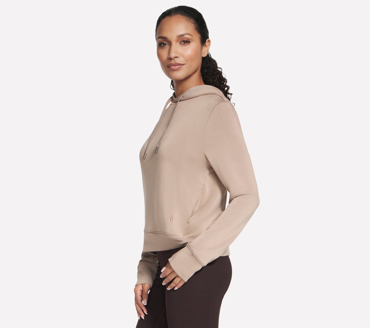 Skechers Cozy Luxe Hoodie Marrone