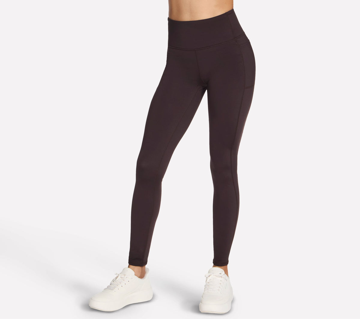 Skechers GO Flex Full-Length High-Waisted Fleece Legging Marrone