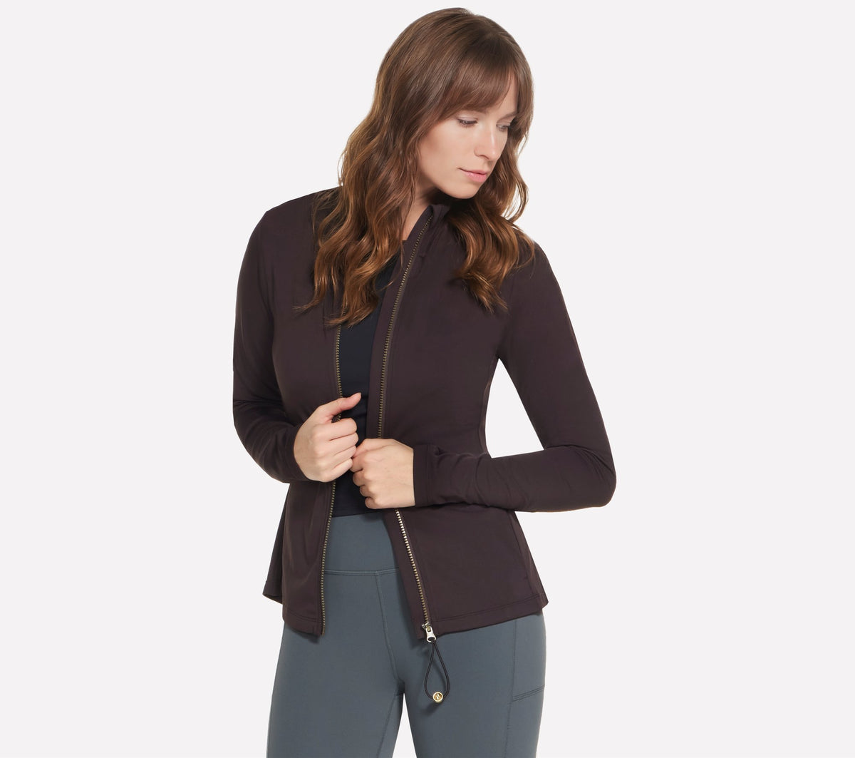 Skechers GO Flex Harmony Full Zip Marrone