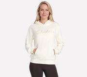 Skechers Logo Hoodie Bianco