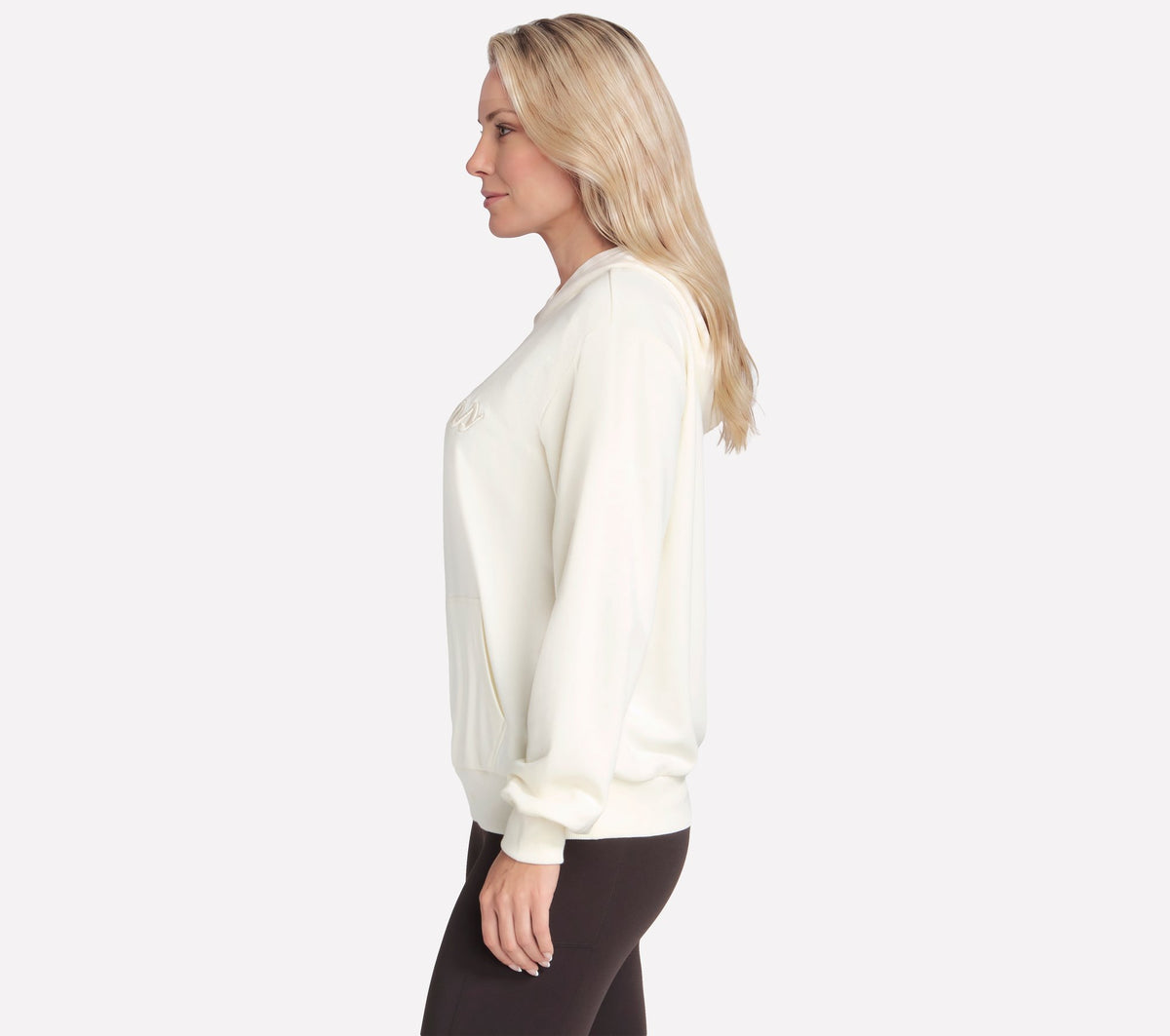 Skechers Logo Hoodie Bianco