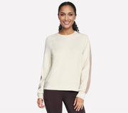 Skechers Skechluxe Elevate Blocked Crewneck Bianco