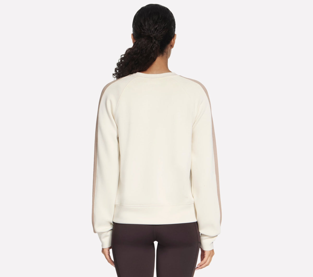 Skechers Skechluxe Elevate Blocked Crewneck Bianco