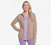 Skechers The GO Walk Shine Jacket Marrone