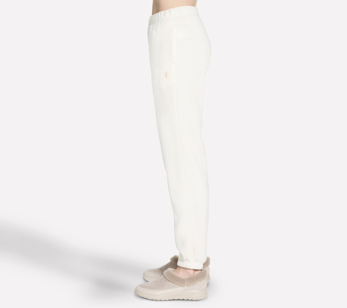 Skechers Fleece Jogger Bianco