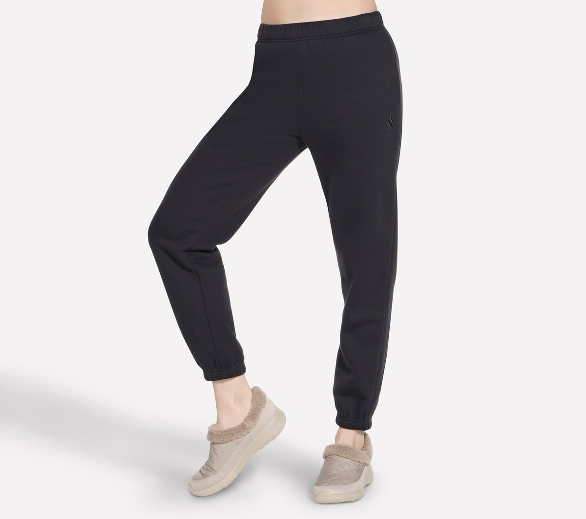 Skechers Fleece Jogger Nero