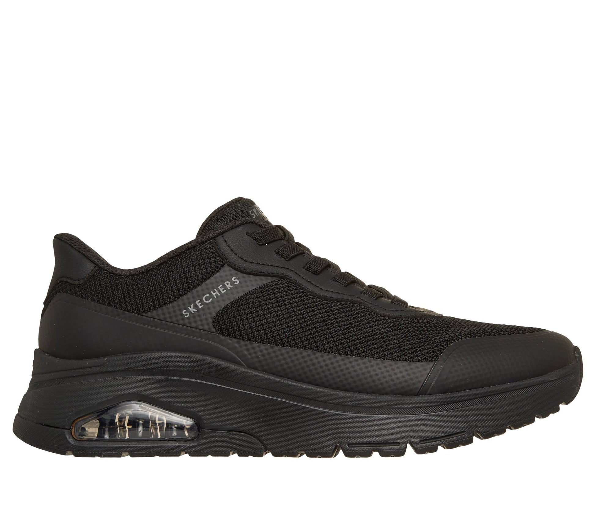 Skechers Scarpe Running Slip-ins UNO Flex Step N Knit Nero