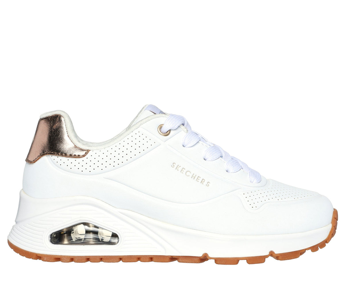 Skechers UNO Gen1 - Shimmer Away Bianco