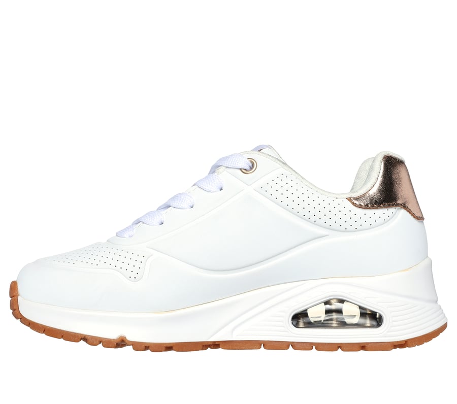 Skechers Scarpe Running Uno Gen1 Shimmer Away Bianco