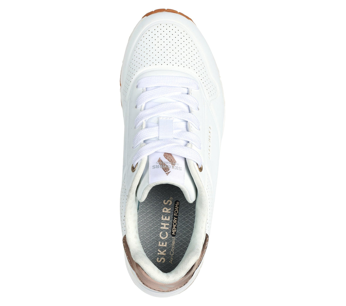 Skechers UNO Gen1 - Shimmer Away Bianco