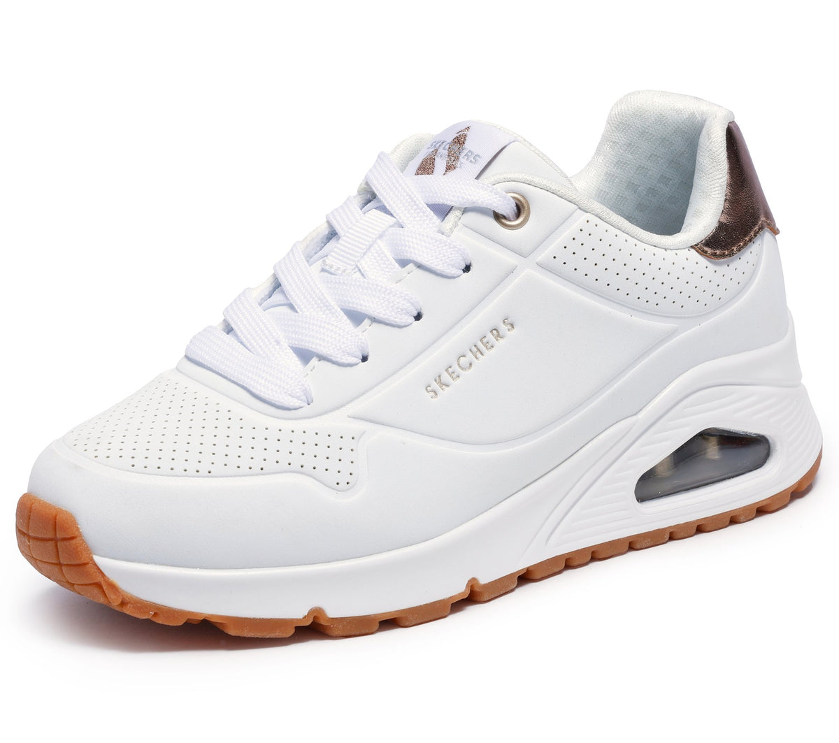 Skechers UNO Gen1 - Shimmer Away Bianco